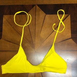 yellow swim top